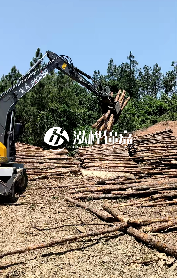 云南4米松木樁批發(fā)價(jià)格多少-4米小頭13-15直徑多少錢一根？