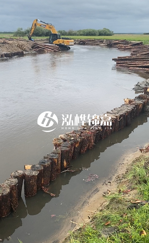 4米松木樁能用于圍堰工程嗎？4 米松木樁打樁深度要多少？