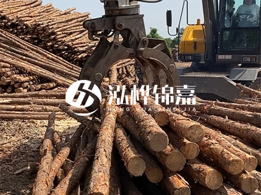 松木樁廠家泓樺錦嘉-打松木樁時遇到堅硬土層怎么解決？