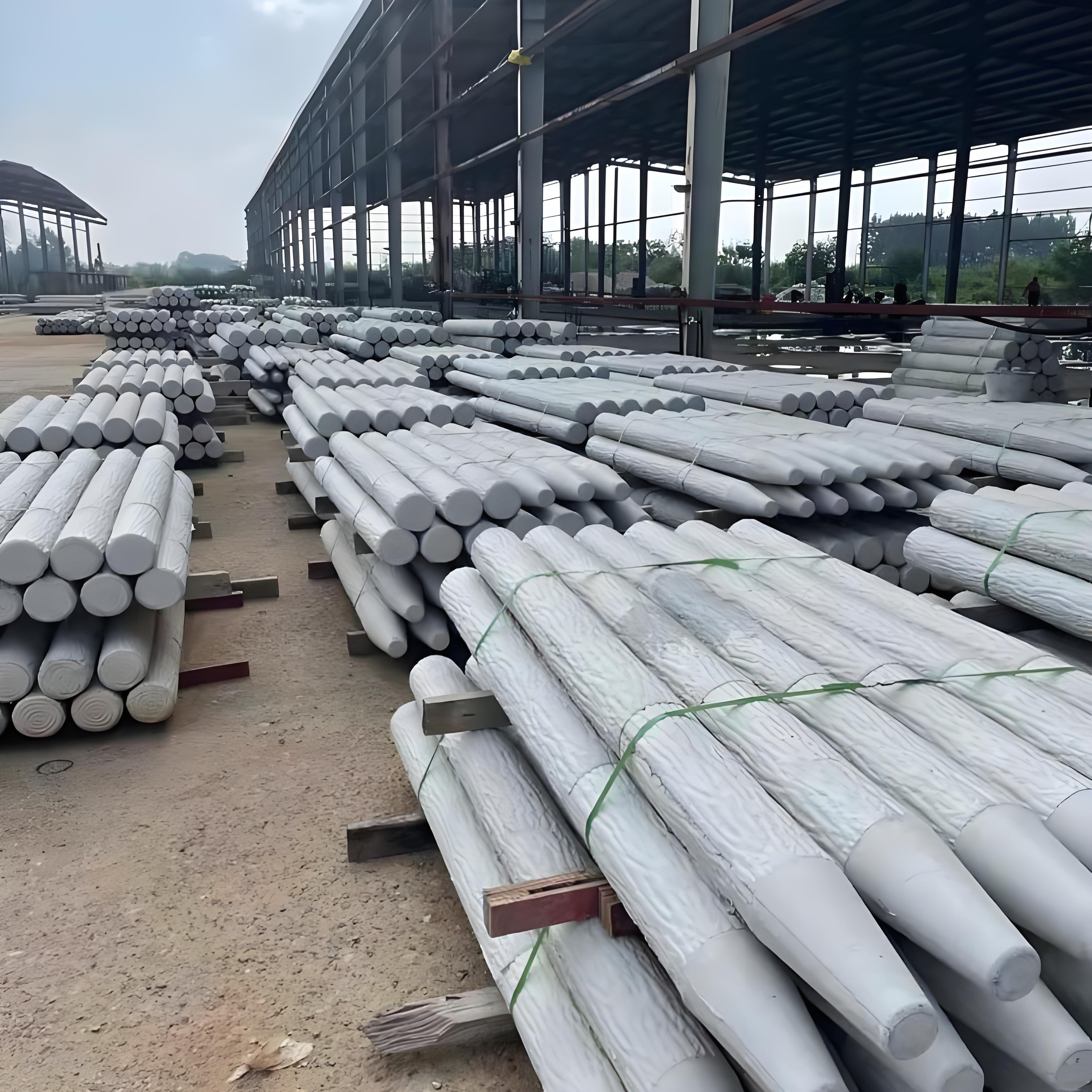 水泥仿木樁廠家泓樺錦嘉-打仿木樁需要打樁機嗎？