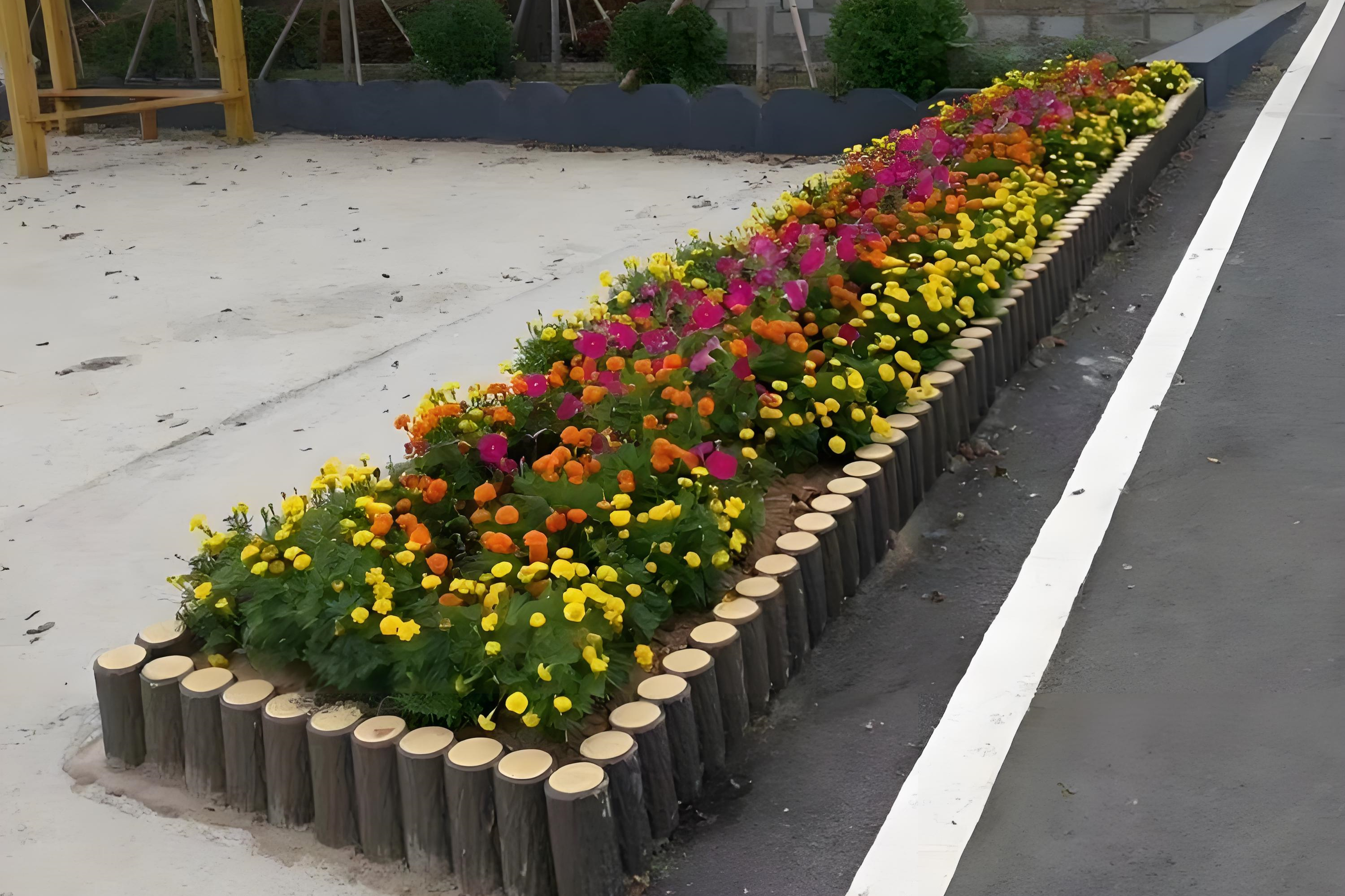 水泥仿木樁施工隊(duì)泓樺錦嘉 - 庭院打仿木樁選多大直徑合適？